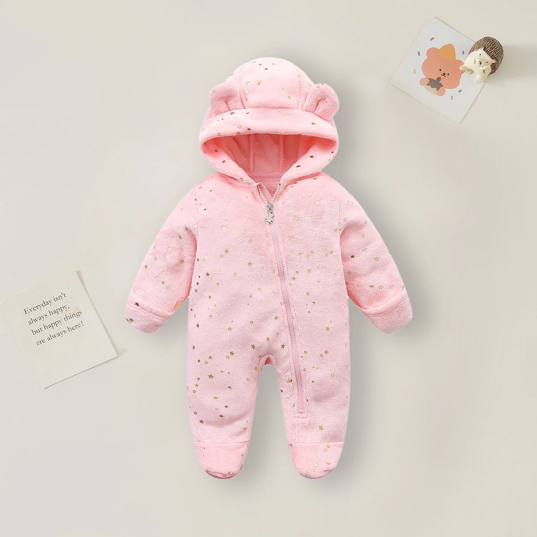 Flannel Baby Romper