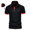 AIOPESON Men's Embroidered Cotton Polo Shirt