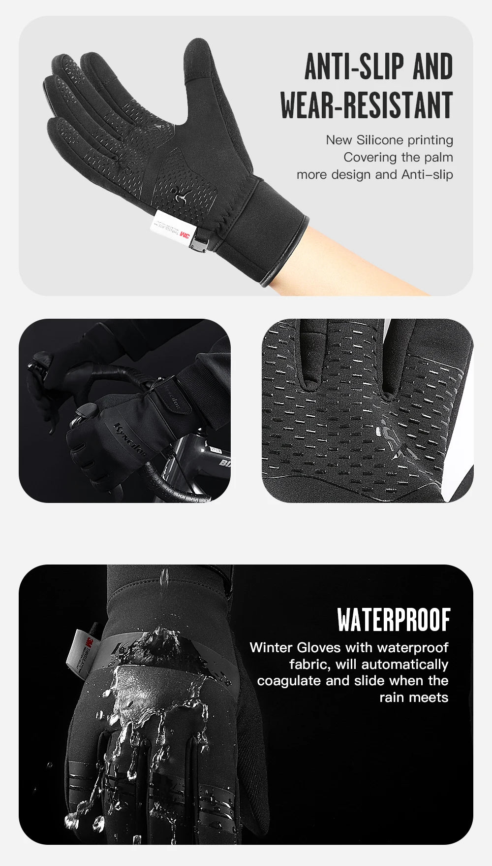 Waterproof Winter Cycling Gloves