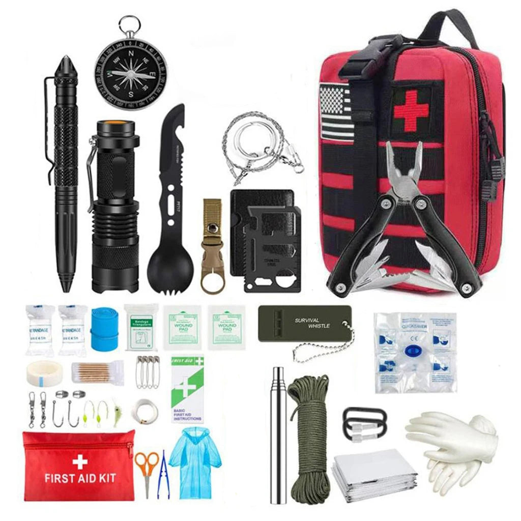 Survival First Aid Kit Molle Emergency Bag