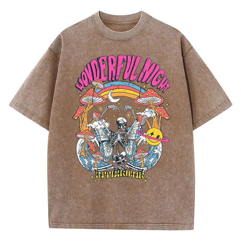 Women's Skeleton Butterfly Oversized T-Shirt