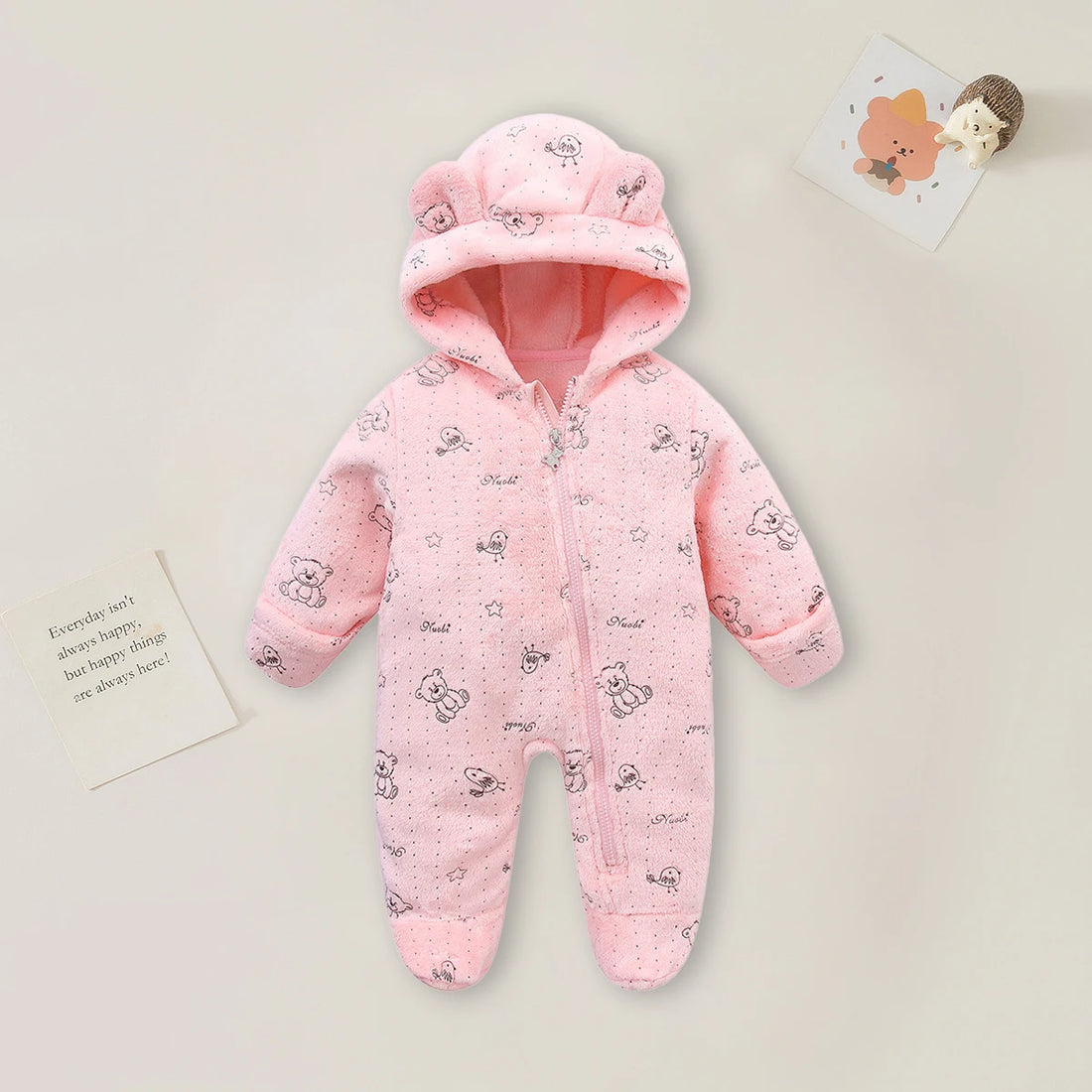 Flannel Baby Romper