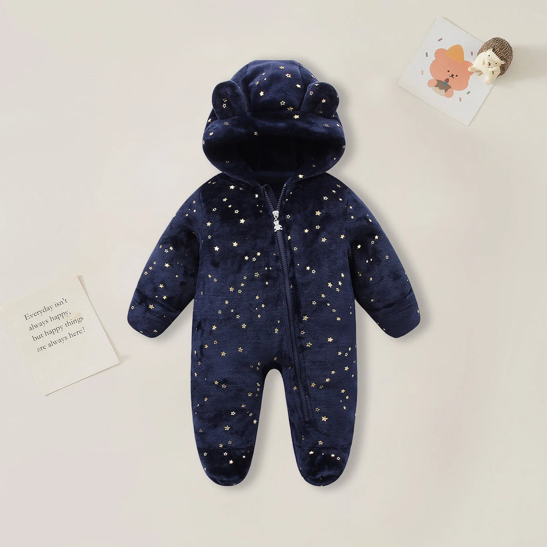 Flannel Baby Romper