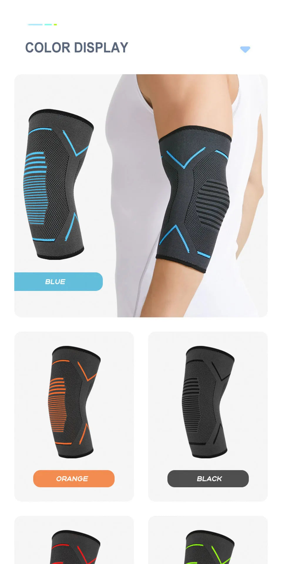 AOLIKES Arm Support Brace for Tendonitis, Tennis & Golfer’s Elbow