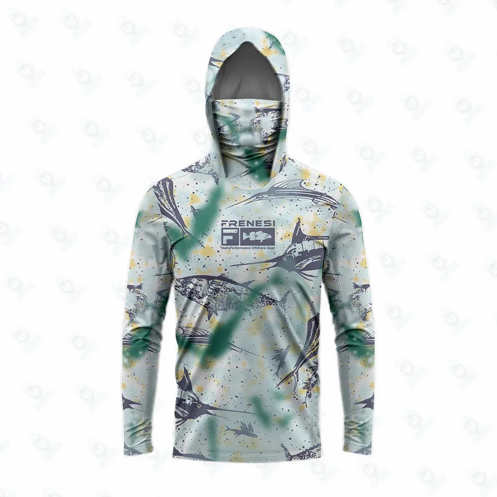 Men's UPF 50+ Fishing Hoodie Shirt
