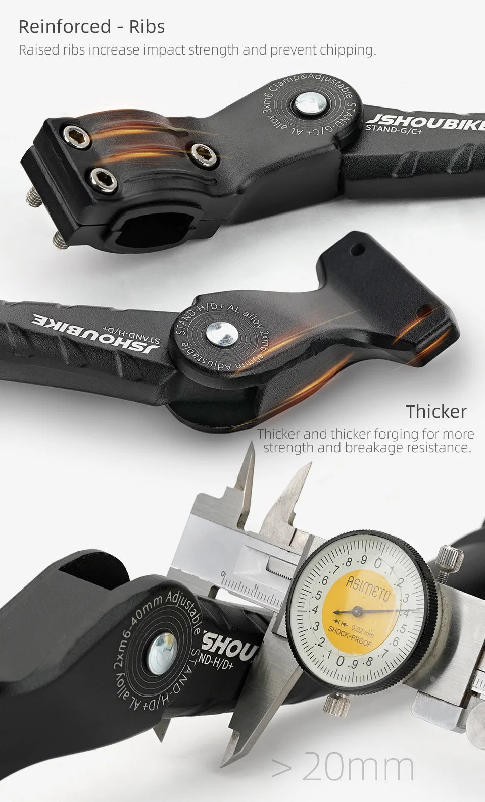 Bicycle Kickstand & E-Bike Side Stand