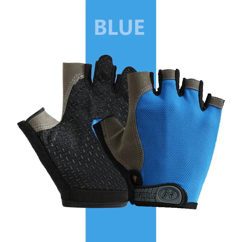 Unisex Fingerless Anti-Slip Breathable Cycling Gloves