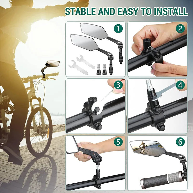 Bike Mirror with Reflector
