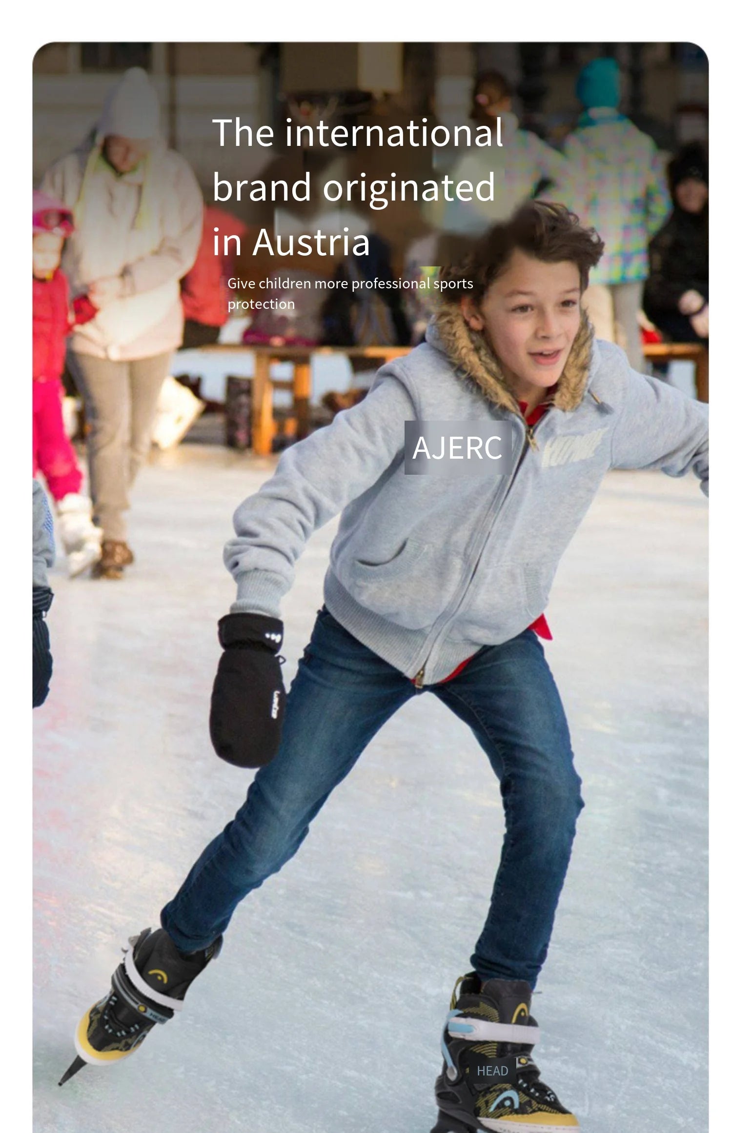 HEAD Adjustable Kids Ice Skates