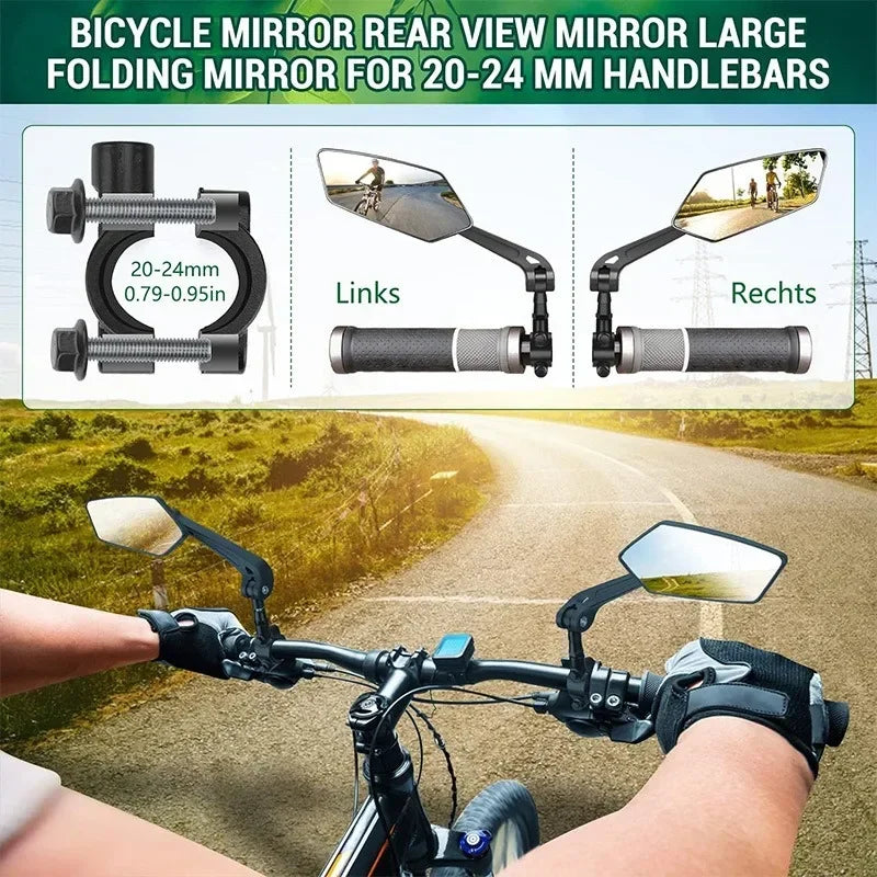 Bike Mirror with Reflector