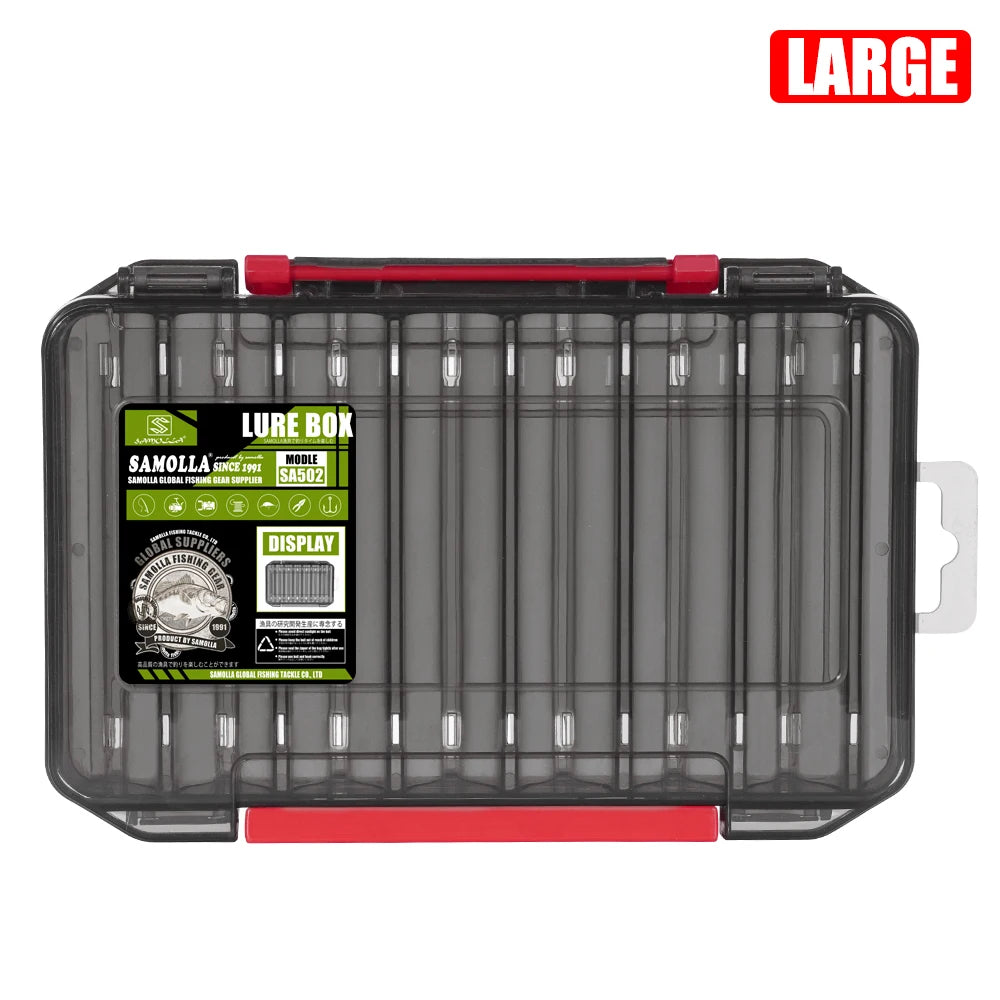 Double-Sided Fishing Tackle Box