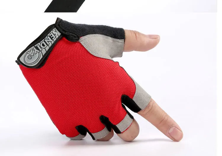 Unisex Fingerless Anti-Slip Breathable Cycling Gloves