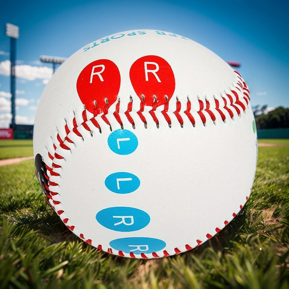 9" Training Baseball with Finger Placement Markers