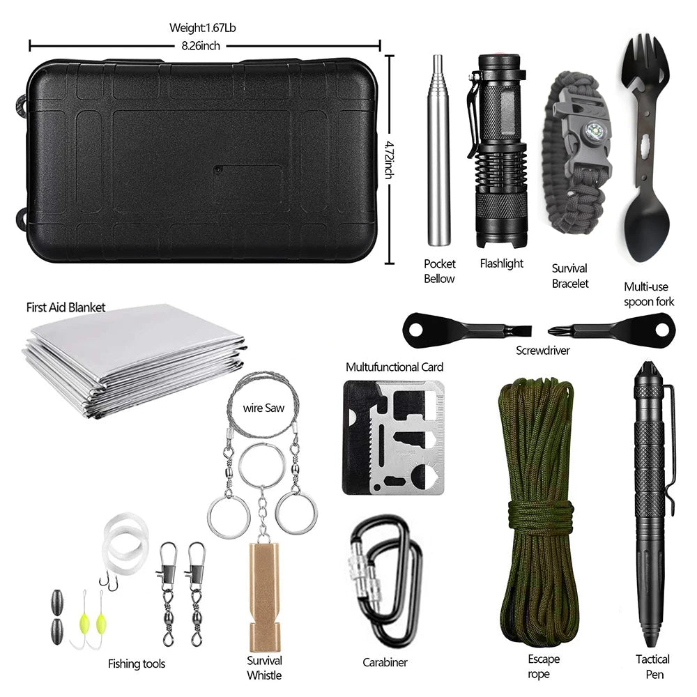 Professional Emergency Survival Kit – Tactical Gear