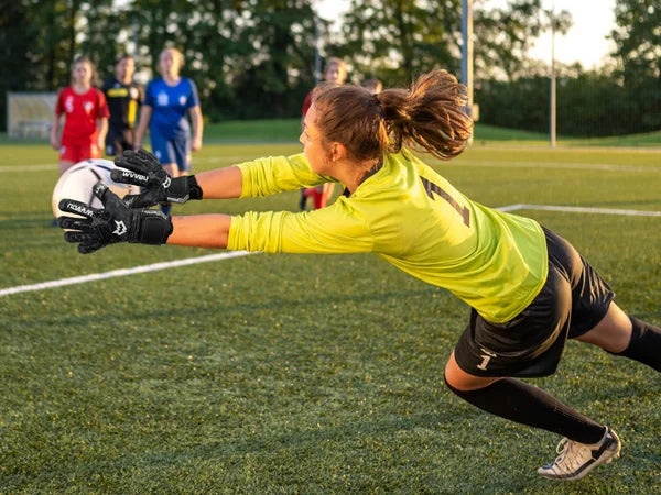 WVVOU Soccer Goalkeeper Gloves with Finger Saves