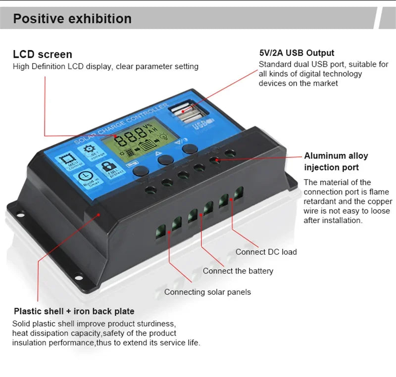 Solar Panel Kit – 12V Portable Power System