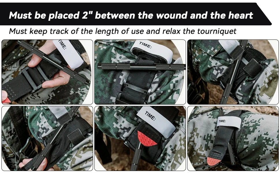 Tactical Emergency Tourniquet Strap