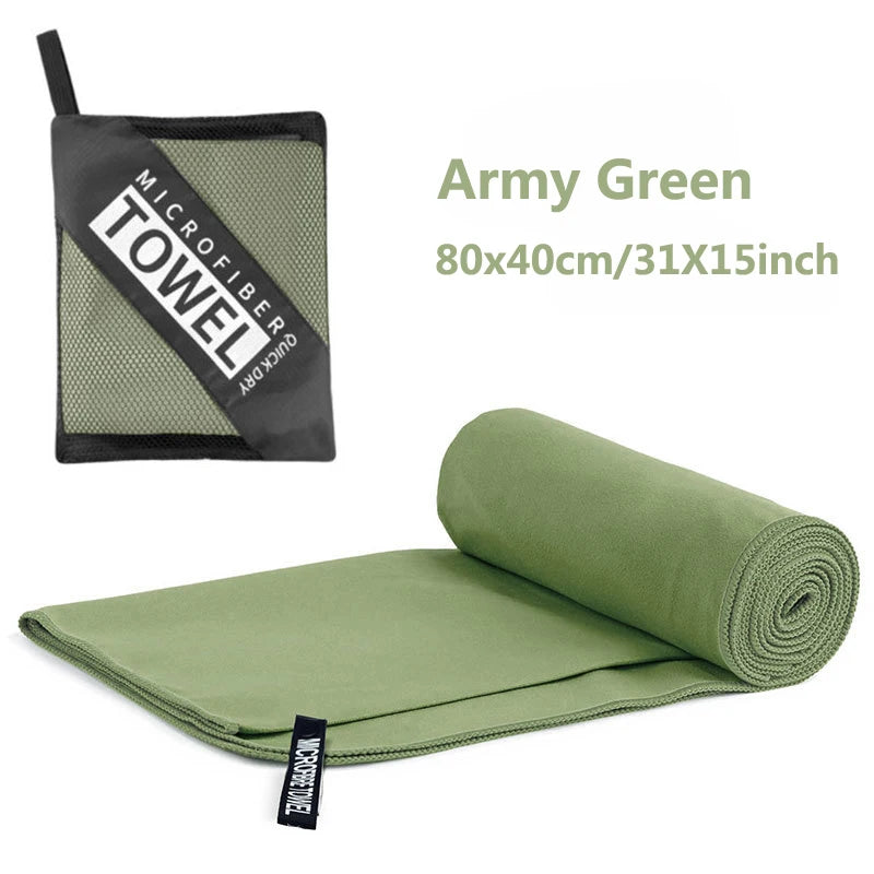 Quick-Dry Microfiber Camping Towel 40x80cm