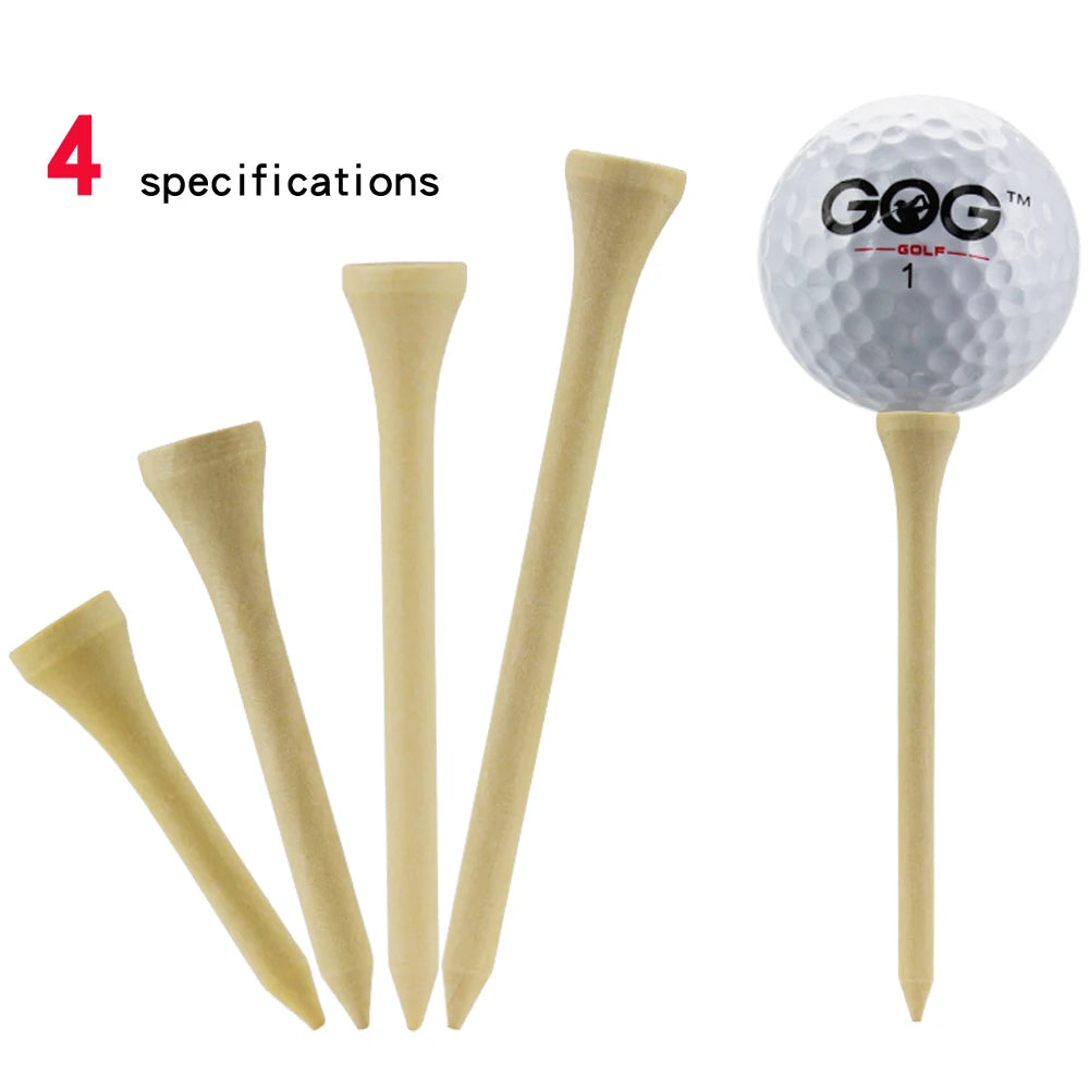100pcs Wooden  Golf Tees