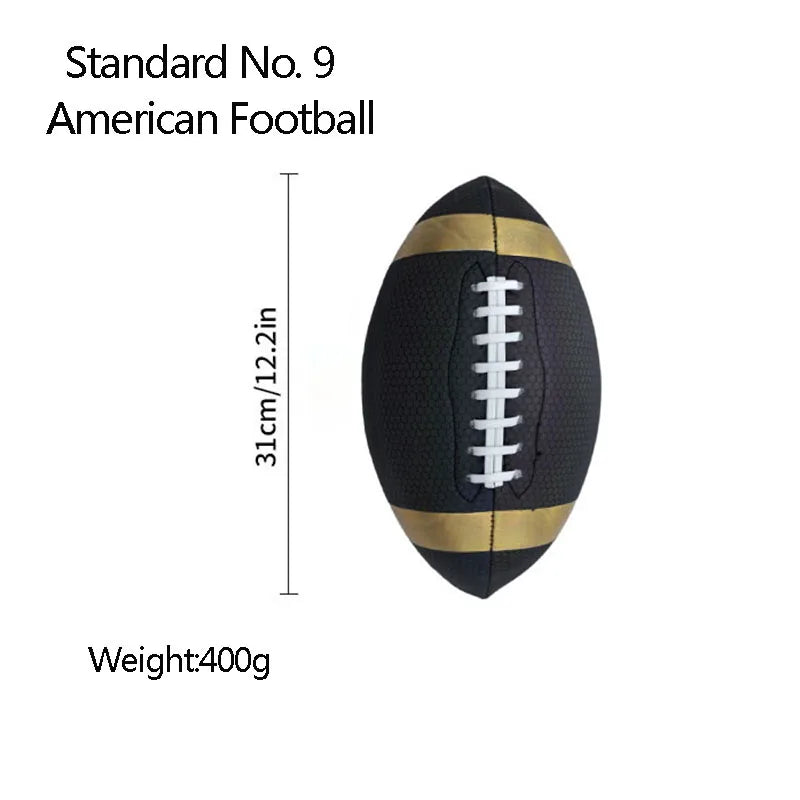 Standard Size 9 American Football – PU Leather
