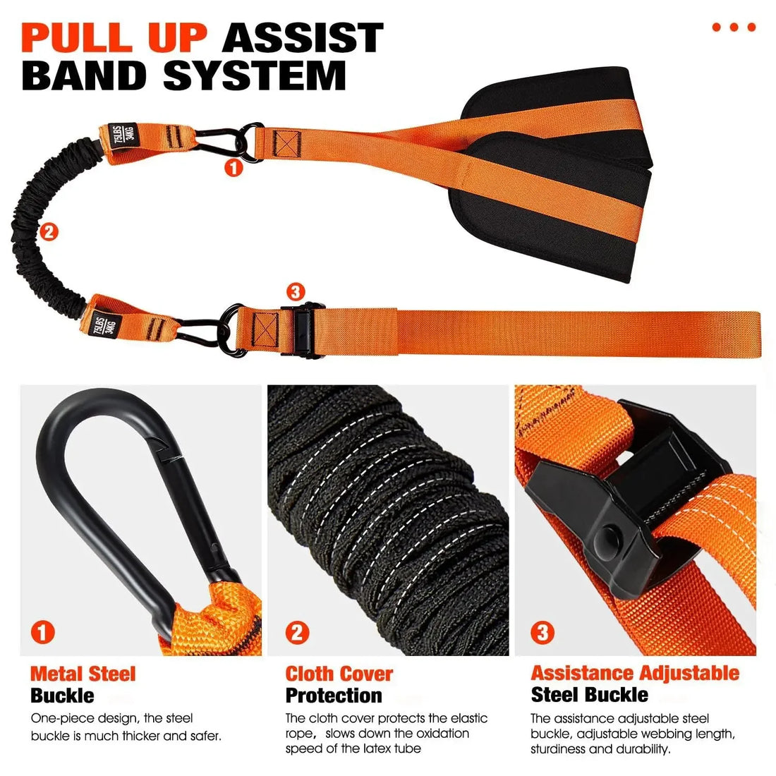 Heavy Duty Pull-Up Assistance Bands – Strength Training Resistance Bands