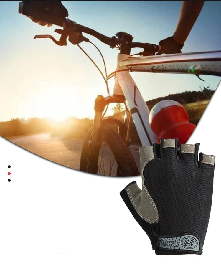 Breathable Half Finger Cycling & Fitness Gloves