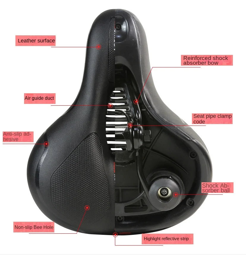 Comfort Bike Saddle