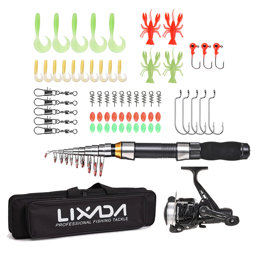 Fishing Rod & Reel Combo Kit