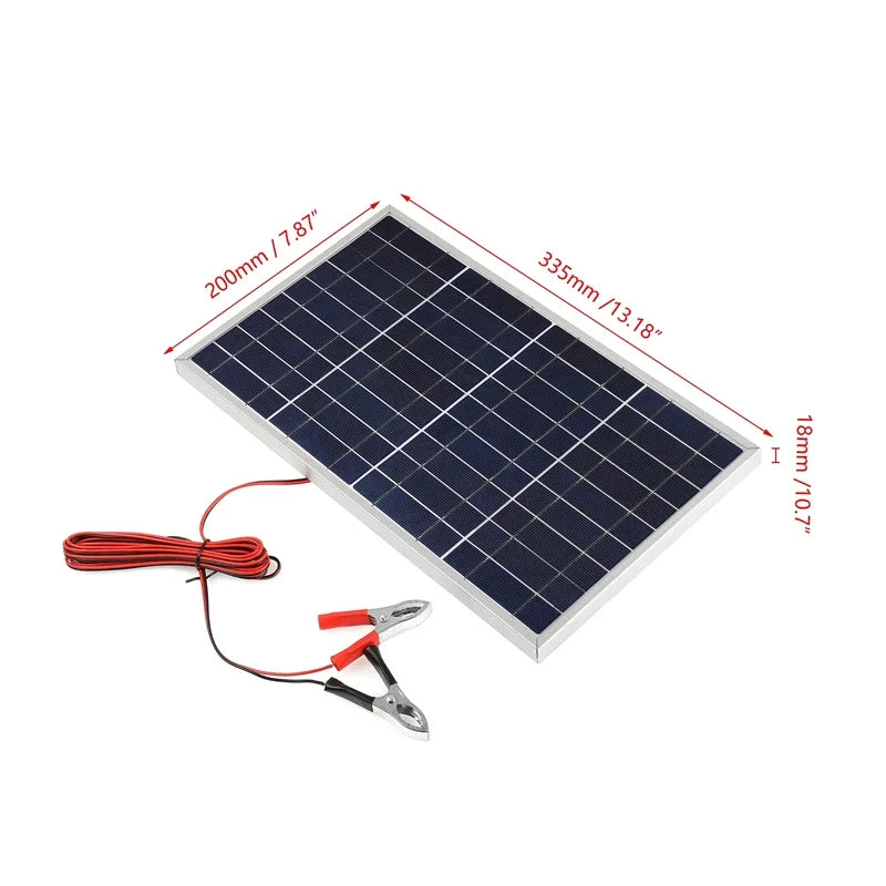 Solar Panel Kit – 12V Portable Power System