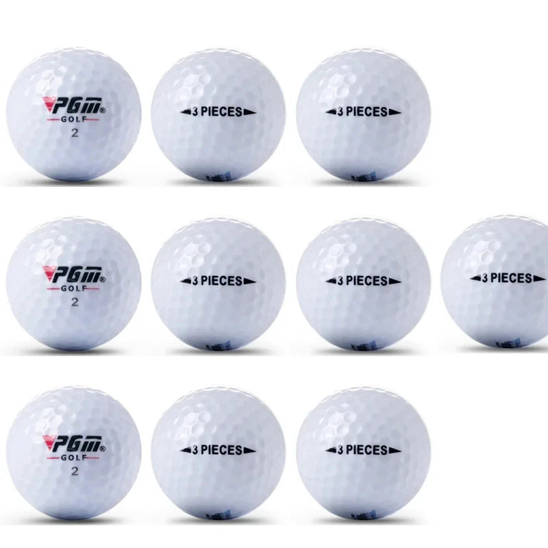 PGM Q002 3-Layer Golf Ball – High Elasticity Rubber Core, High Backspin Game Ball