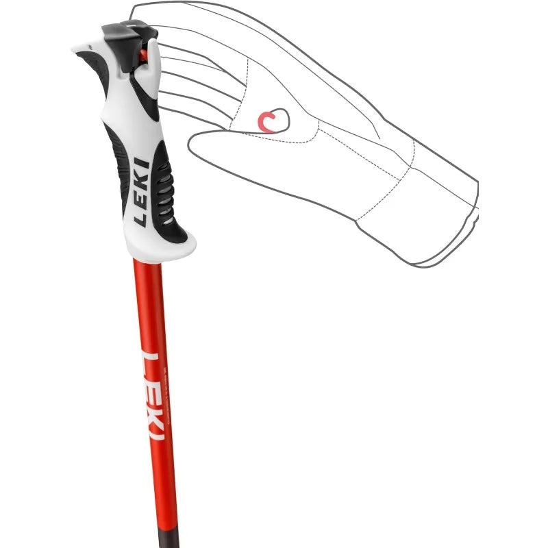 LEKI Bold S Lightweight Aluminum Ski Poles