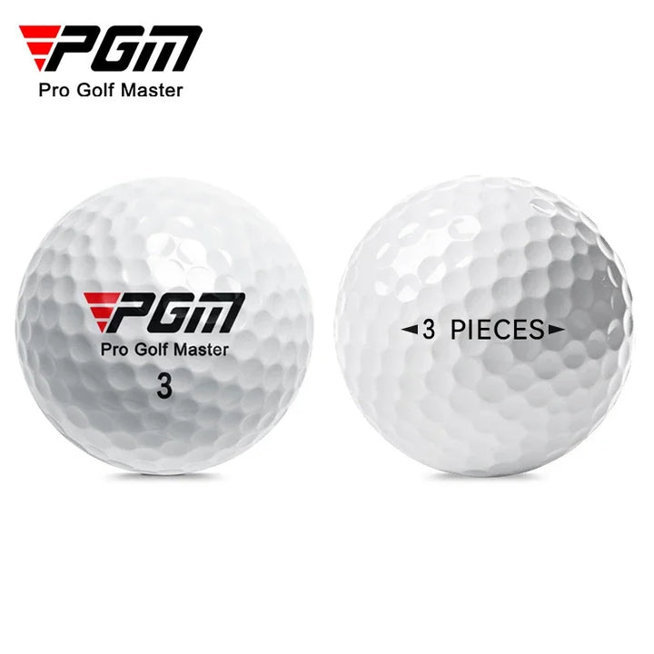 PGM Q002 3-Layer Golf Ball – High Elasticity Rubber Core, High Backspin Game Ball
