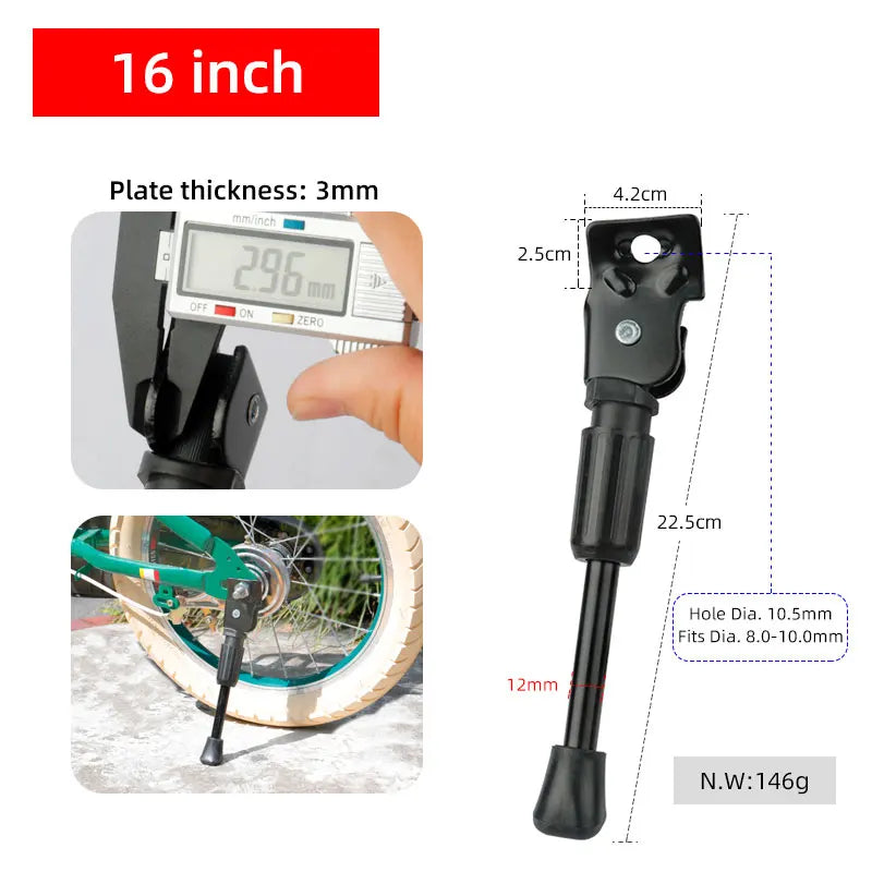 Kids Bike Kickstand