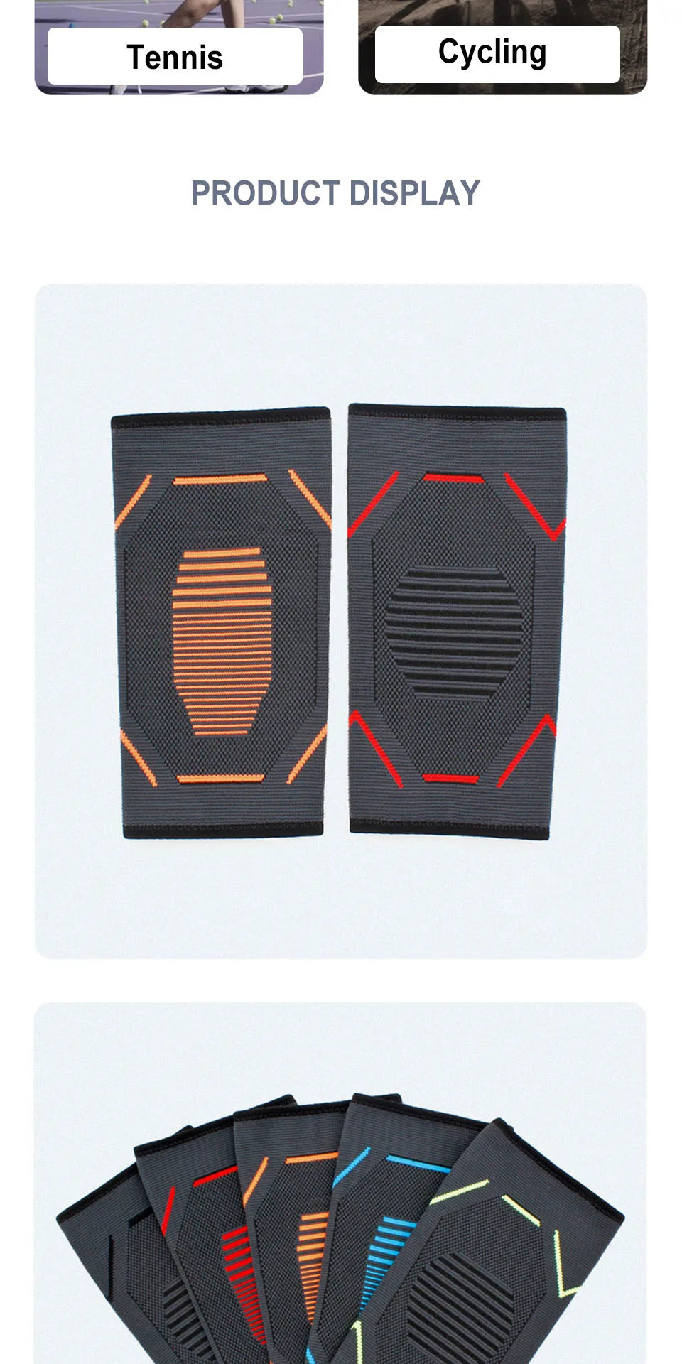 AOLIKES Arm Support Brace for Tendonitis, Tennis & Golfer’s Elbow