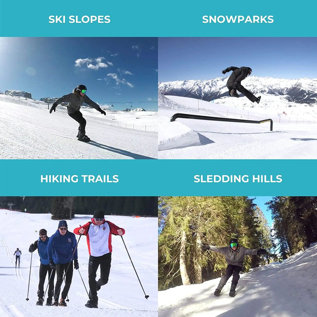 Adjustable Mini Short Ski Boots – Adult Snow Shoes