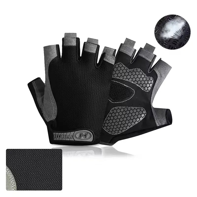 Breathable Half Finger Cycling & Fitness Gloves