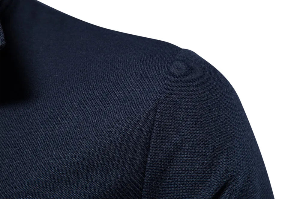 AIOPESON Men's Embroidered Cotton Polo Shirt