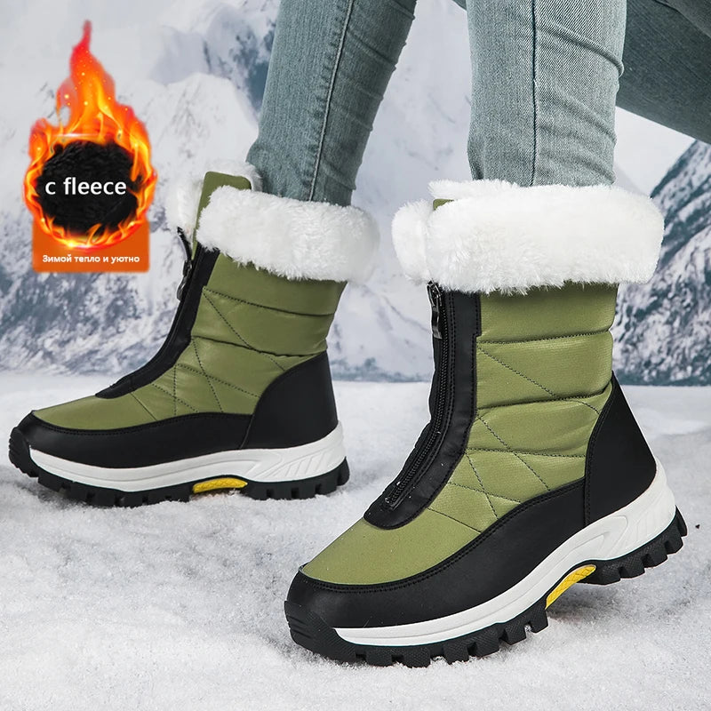 2025 New Women's Fur Snow Boots