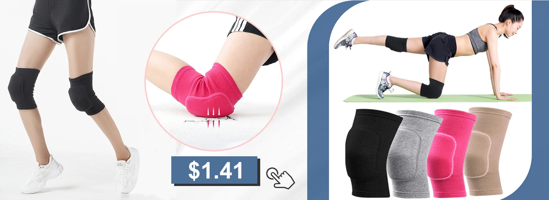 Elastic Elbow & Knee Pads