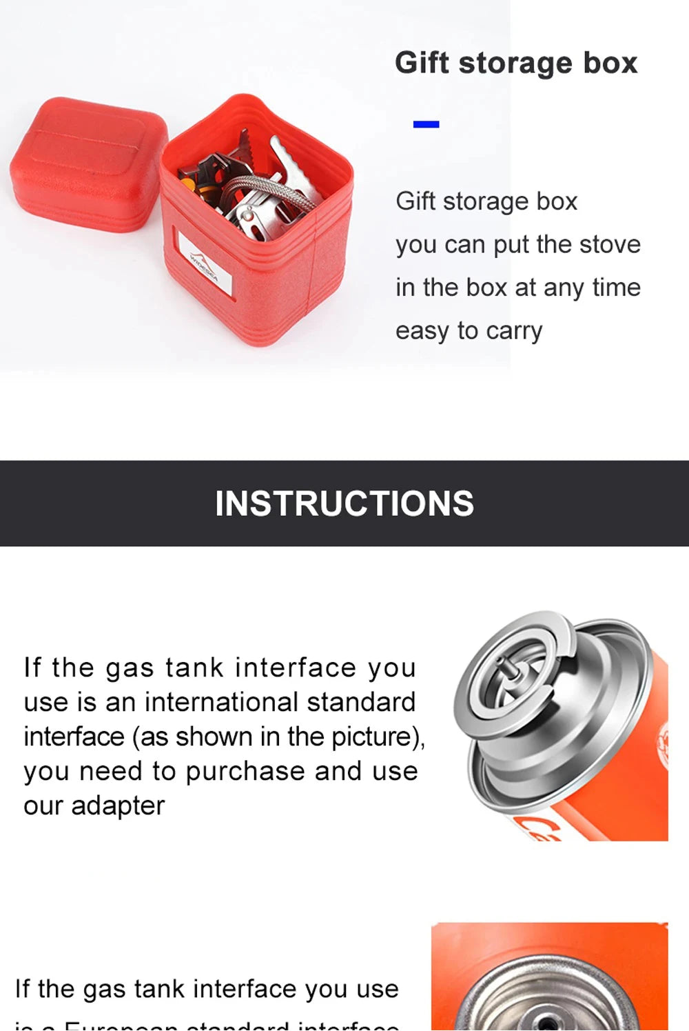 Portable Folding Camping Gas Stove – 3500W