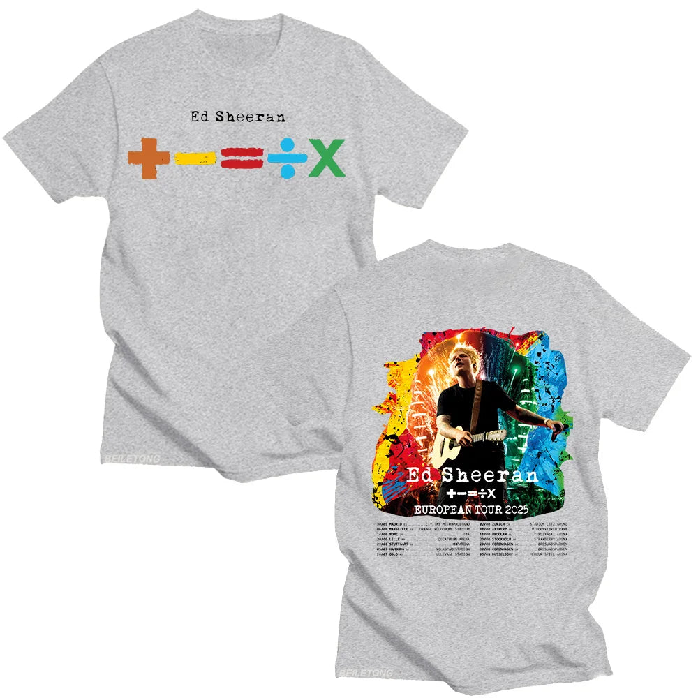 Ed Sheeran 2025 Tour T-Shirt Unisex
