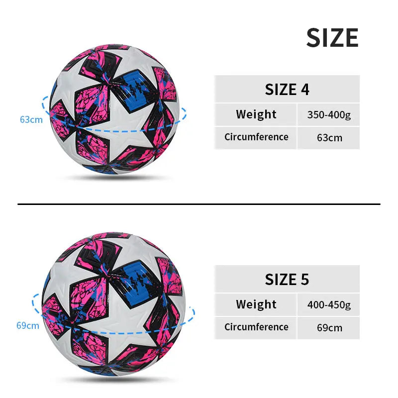 Professional PU Soccer Ball – Size 4/5