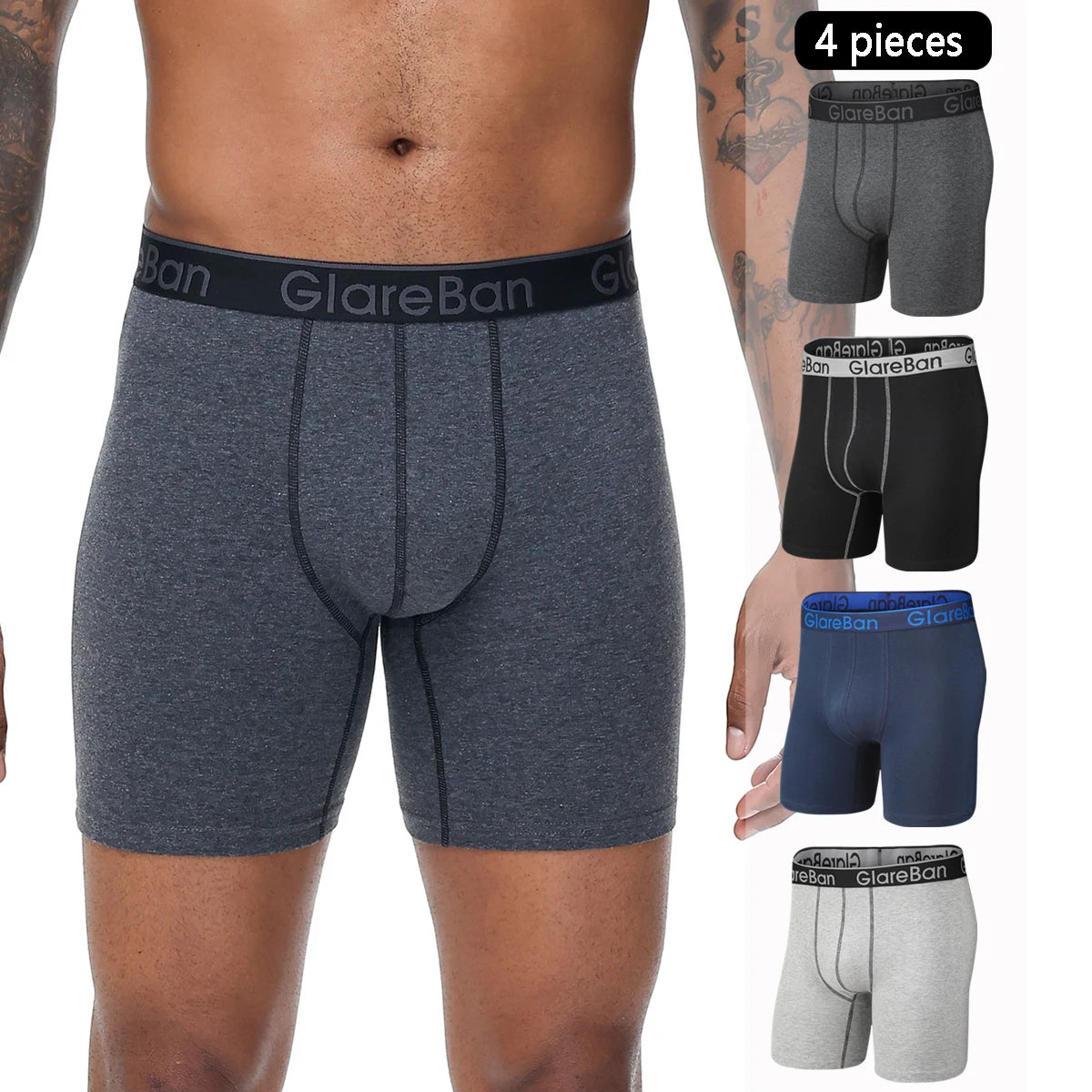 Men's Cotton Boxer Shorts