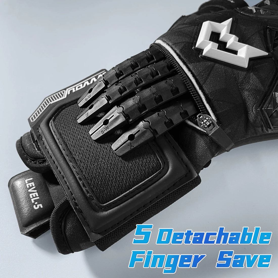 WVVOU Soccer Goalkeeper Gloves with Finger Saves