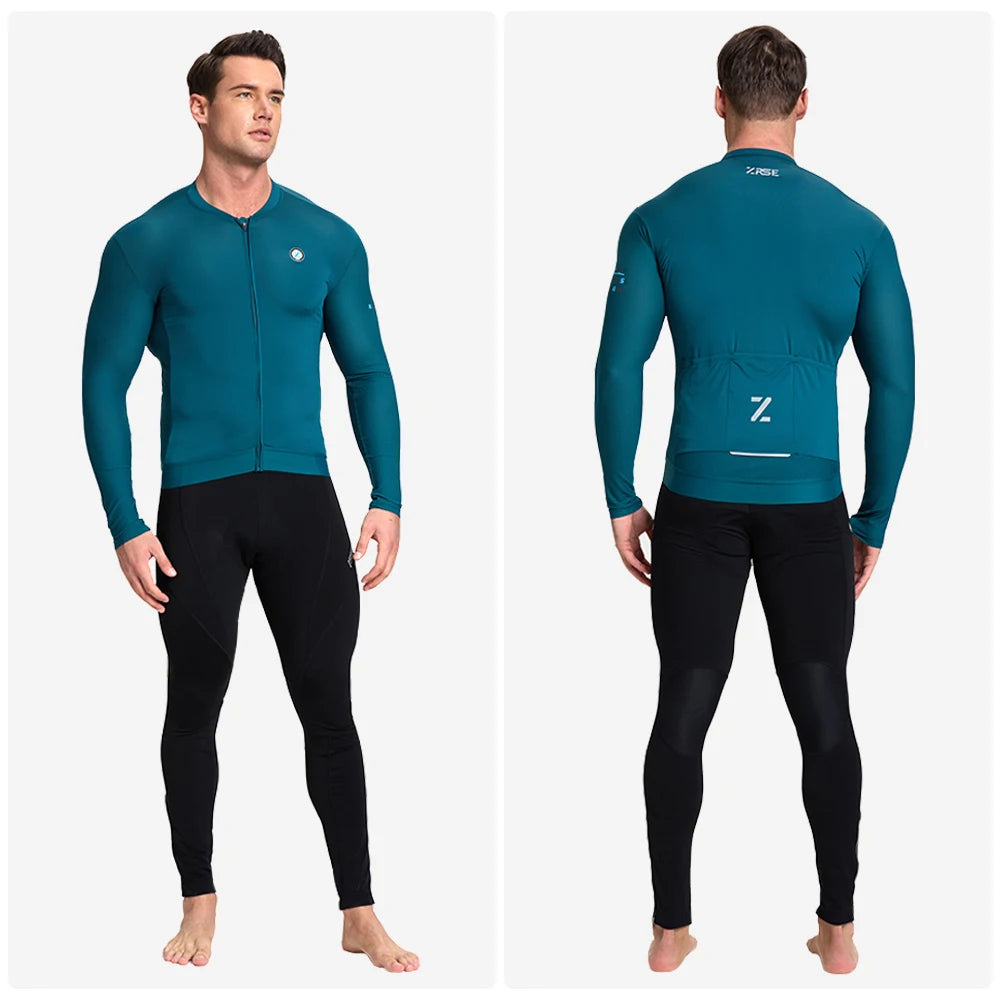 ZRSE UPF 50+ Long Sleeve Cycling Jersey – Slim Fit