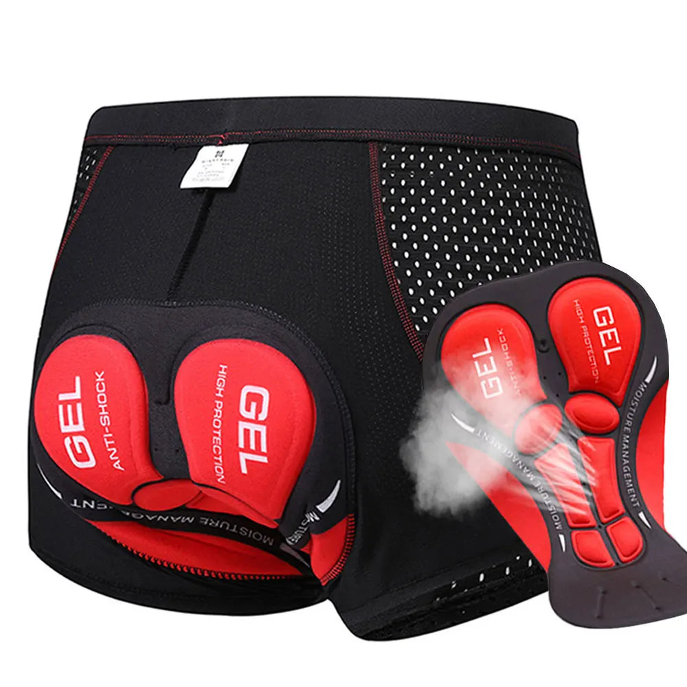 NEWBOLER Men's 5D Gel Padded Cycling Underwear