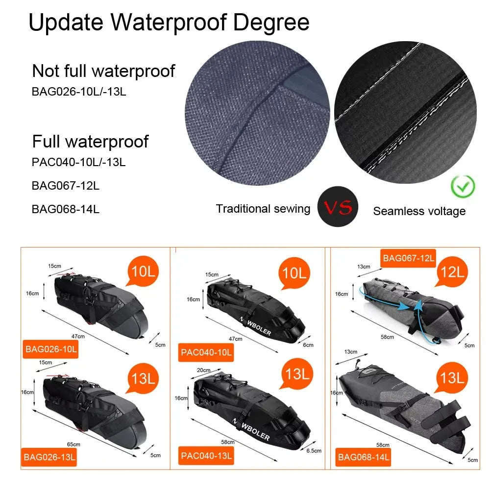 Waterproof Bike Saddle Bag