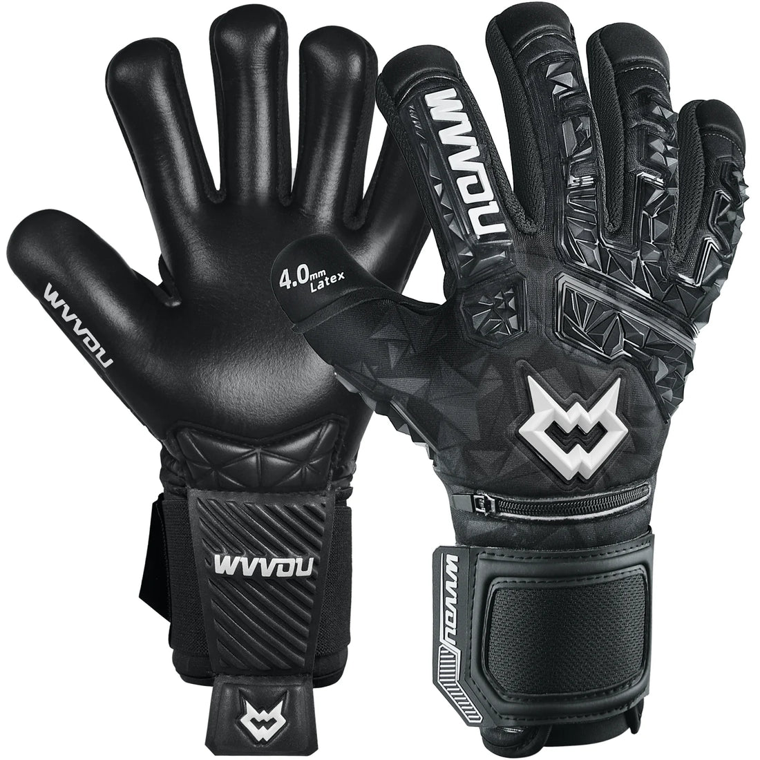 WVVOU Soccer Goalkeeper Gloves with Finger Saves