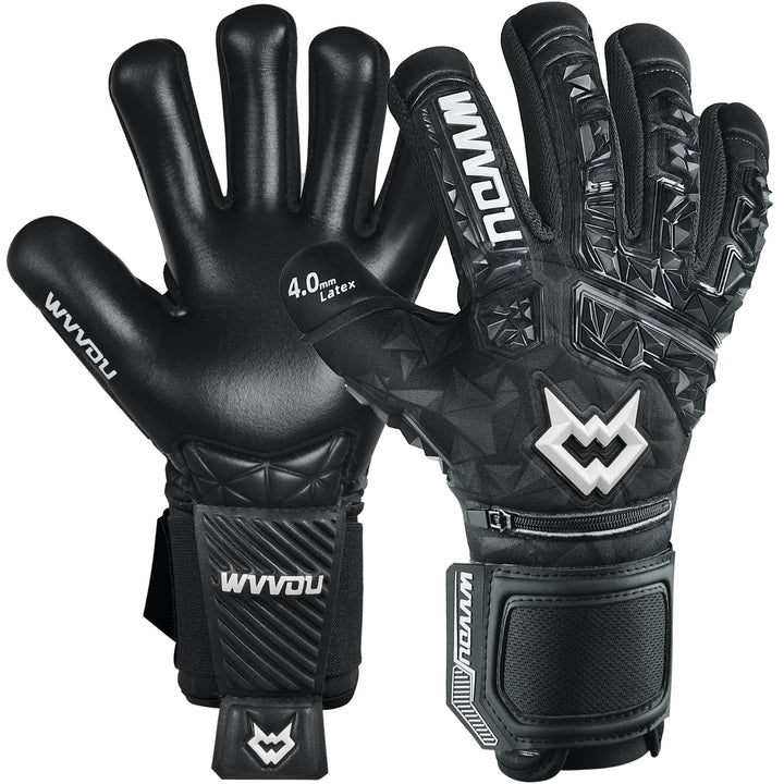 WVVOU Soccer Goalkeeper Gloves with Finger Saves