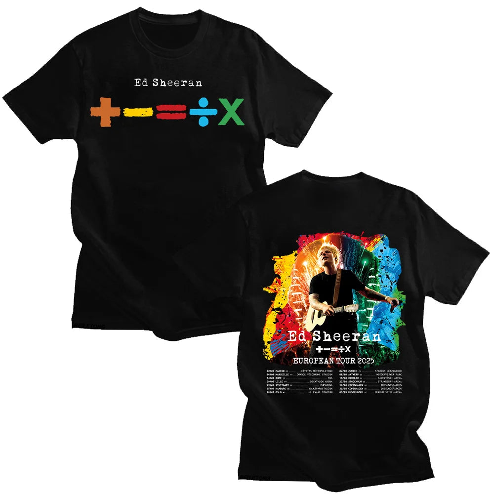 Ed Sheeran 2025 Tour T-Shirt Unisex